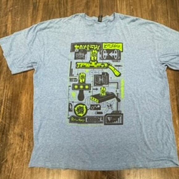 LootCreate T-Shirt 3XL, Blue W/Graphics - Picture 1 of 7